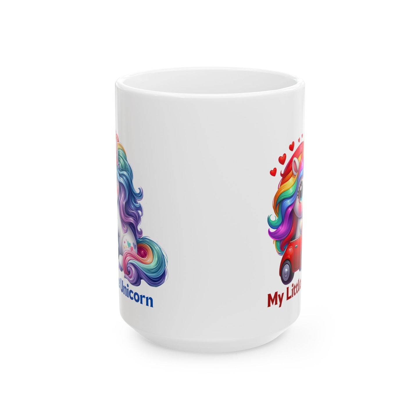 My Little Unicorn Castle Mug 11-15 Ounces White