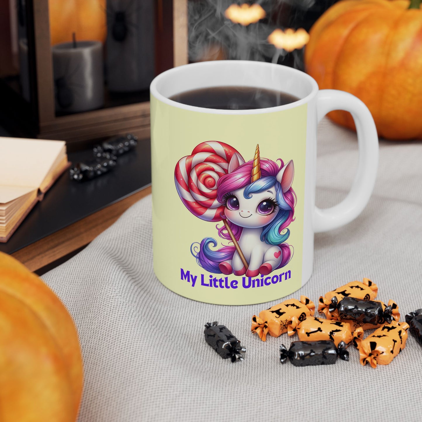 My Little Unicorn Candy Mug 11-15 Ounces Yellow