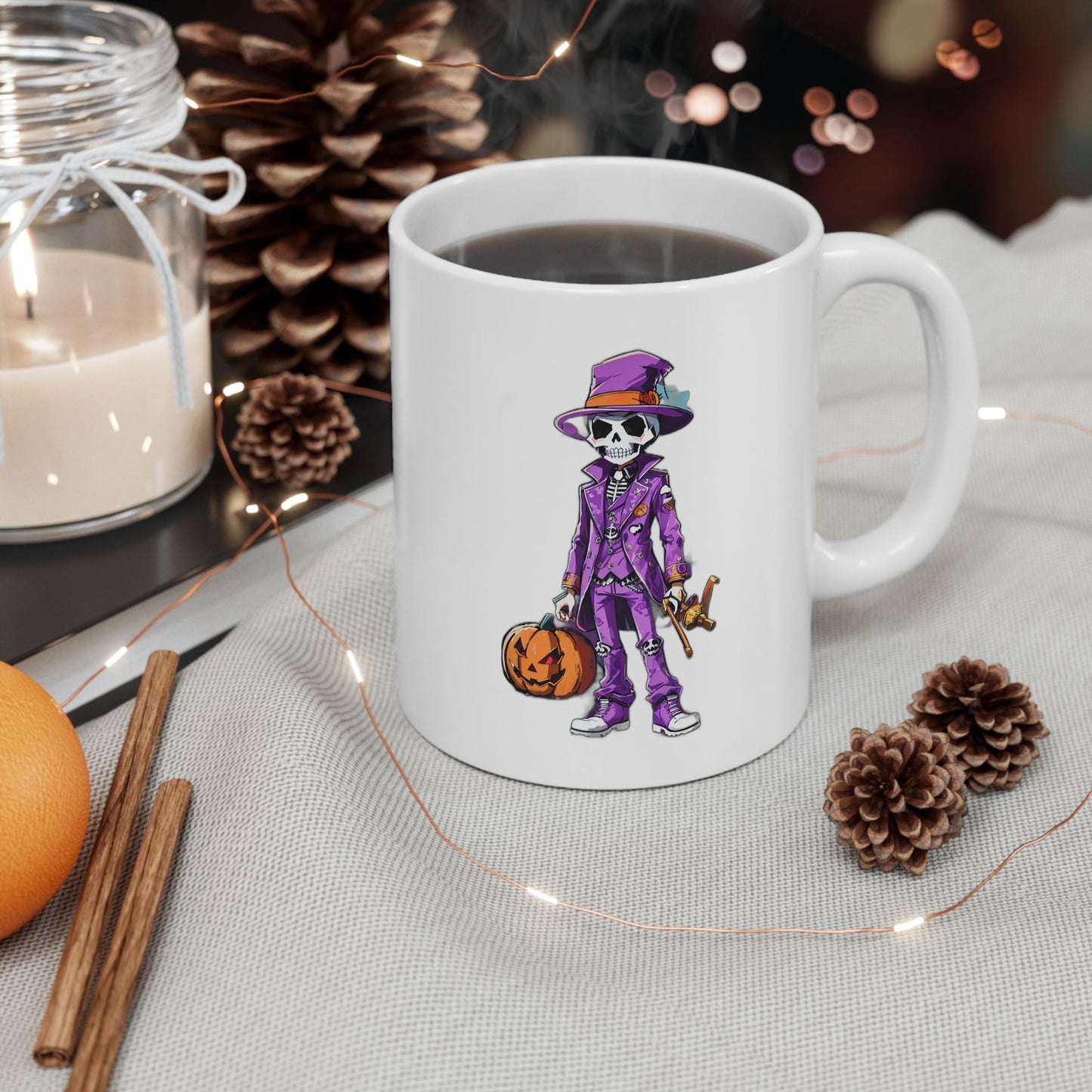 Halloween Mug 11-15 Onces White