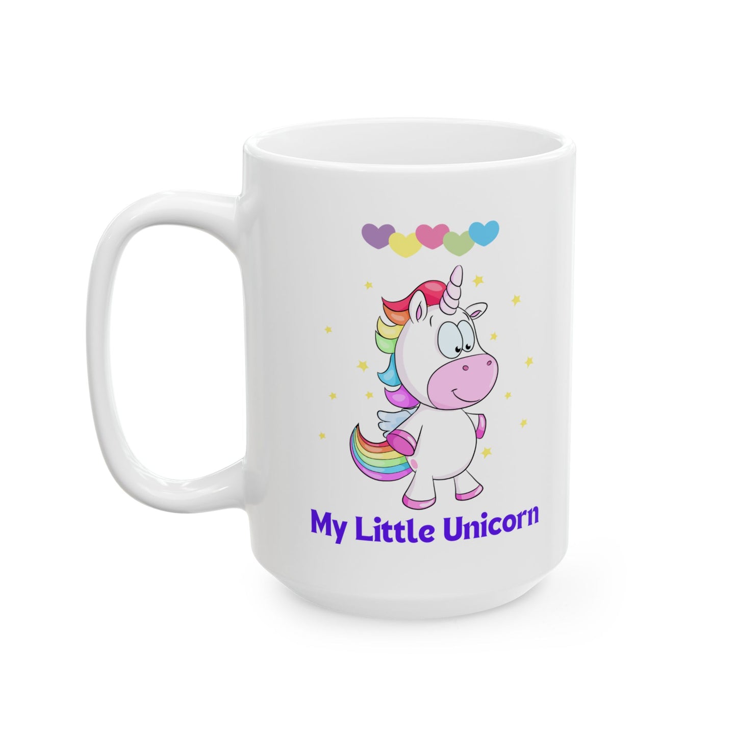 My Little Unicorn Love Mug 11-15 Ounces White