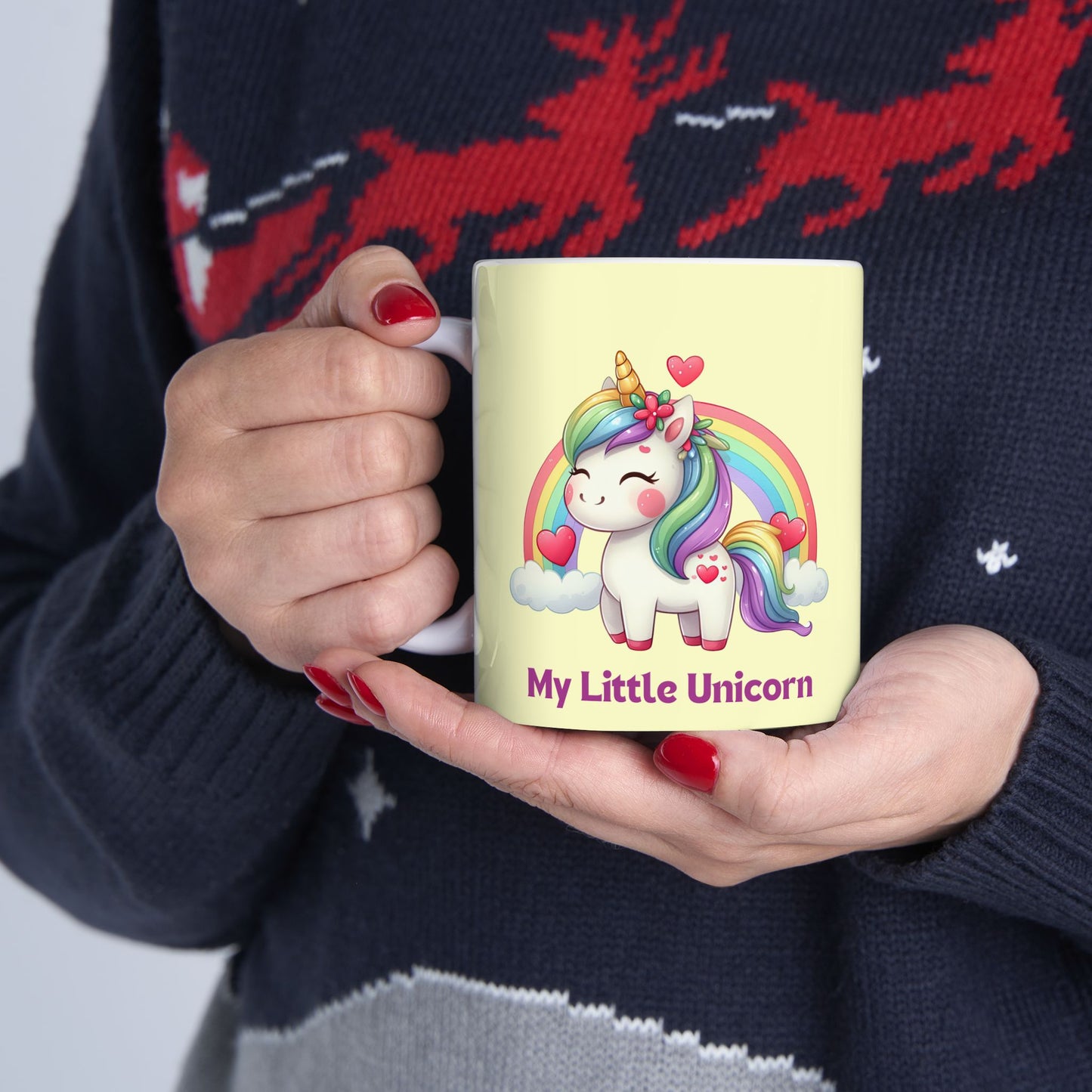 My Little Unicorn Princess Mug 11-15 Ounces Yellow