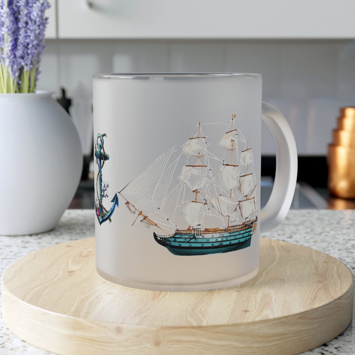 Frosted Glass Mug