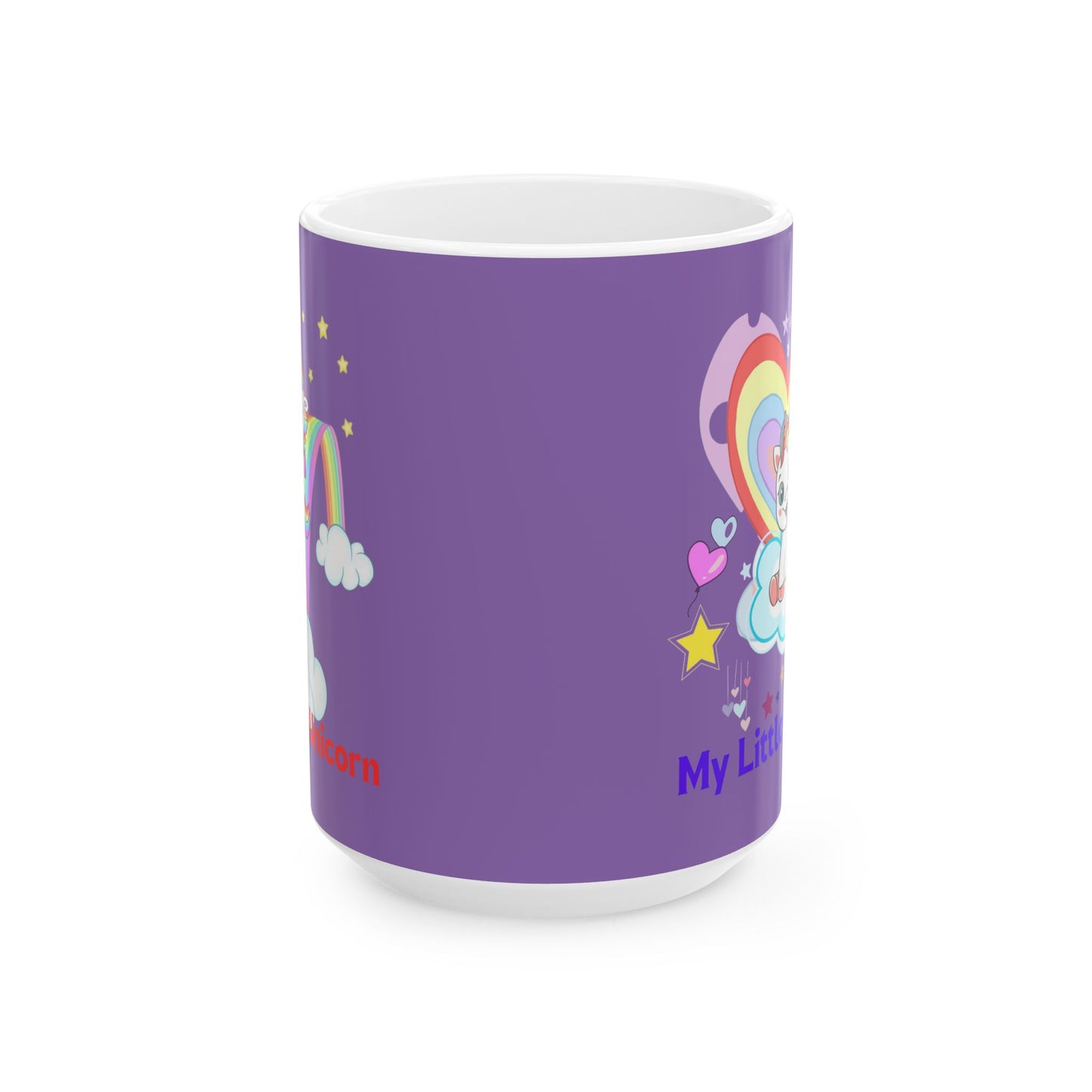 My Little Gold Star Unicorn Mug 11-15 Ounces Light Purple