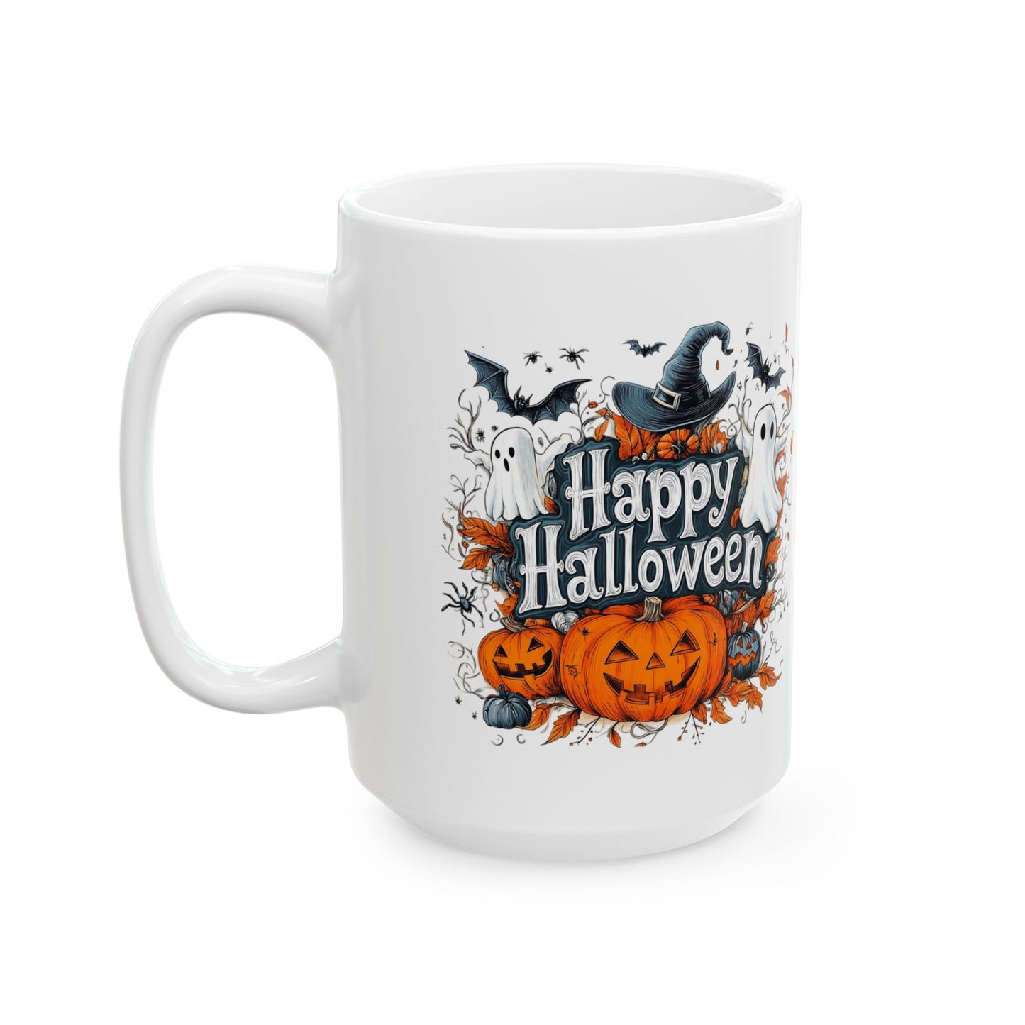 Happy Halloween Mug 11-15 Onces White