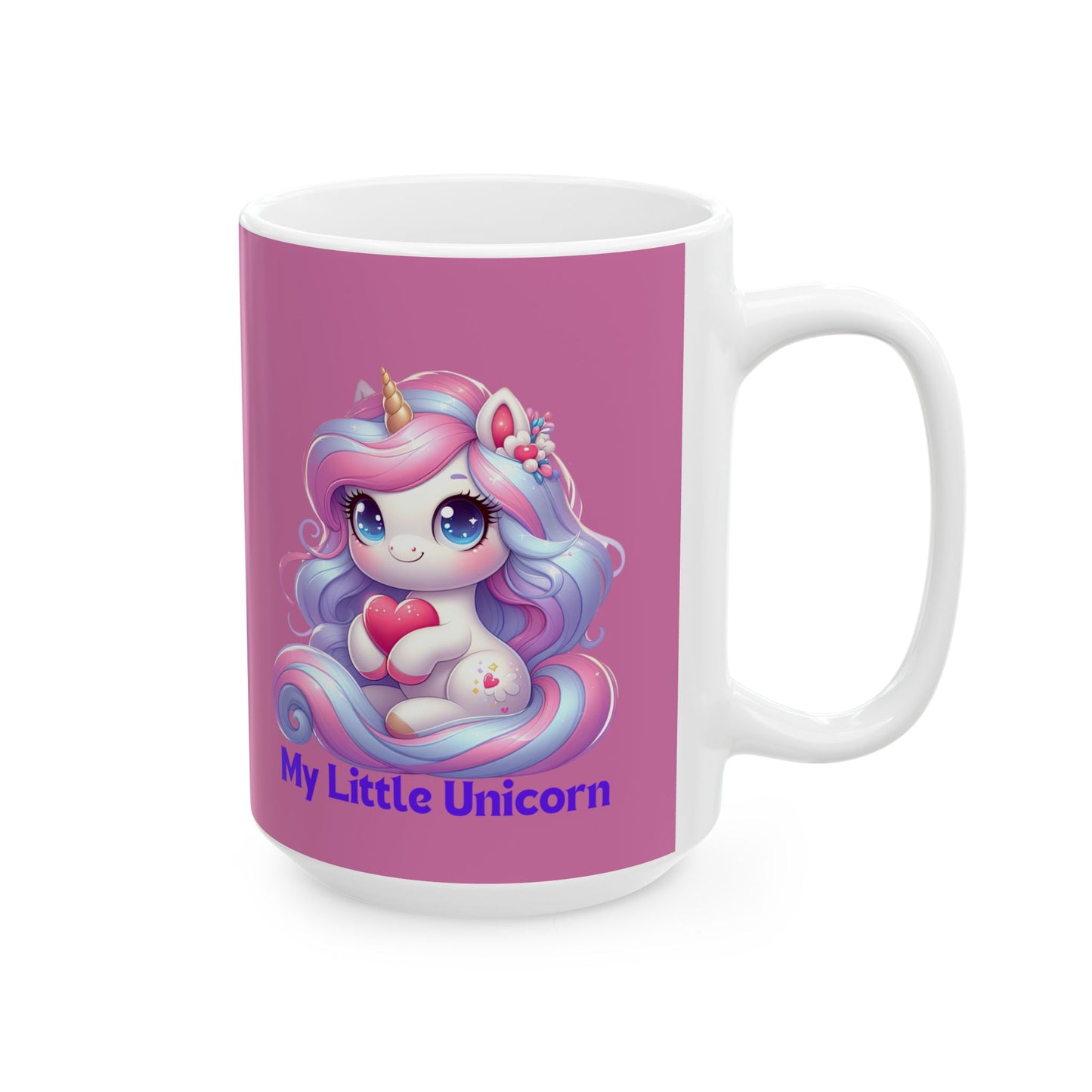 My Little Unicorn Sweet Mug 11-15 Ounces Light Pink