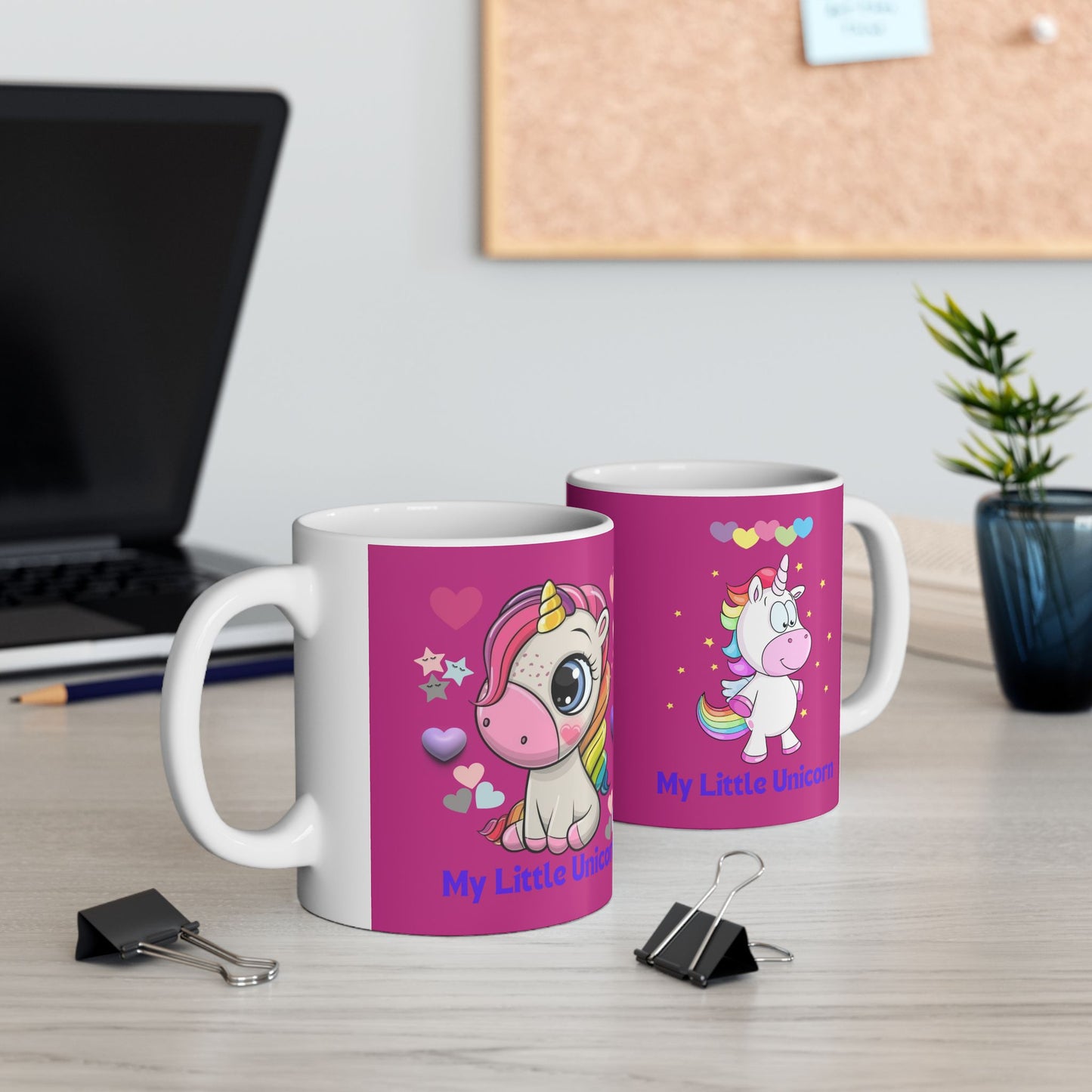 My Little Unicorn Love Mug 11-15 Ounces Pink