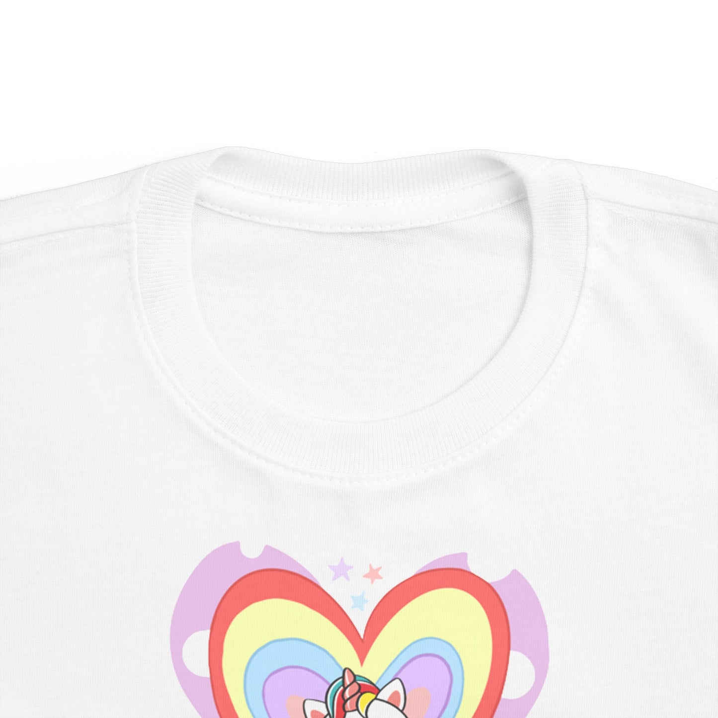 My Little Gold Star Unicorn Toddler's Fine Jersey Tee