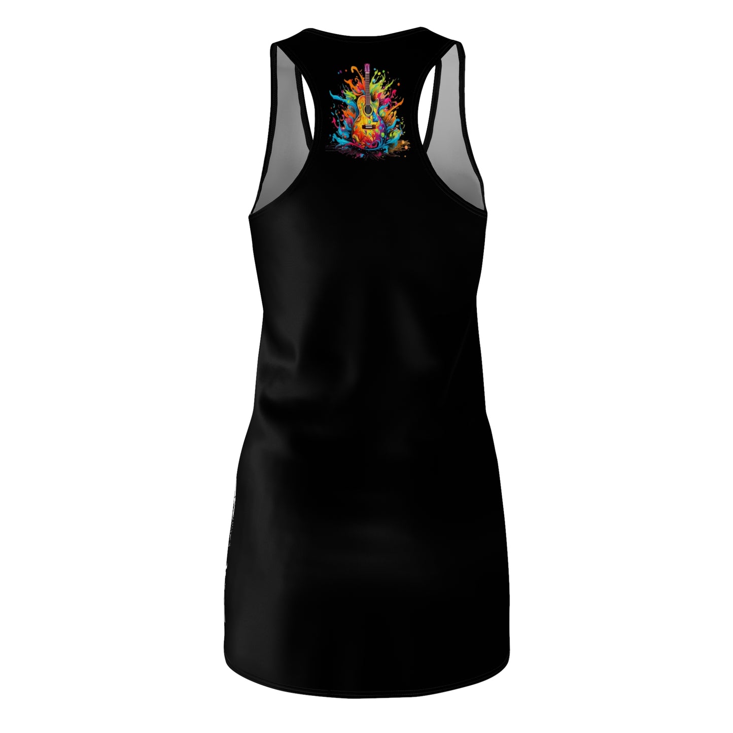 Face Music Women's Cut and Sew Racerback Dress Black