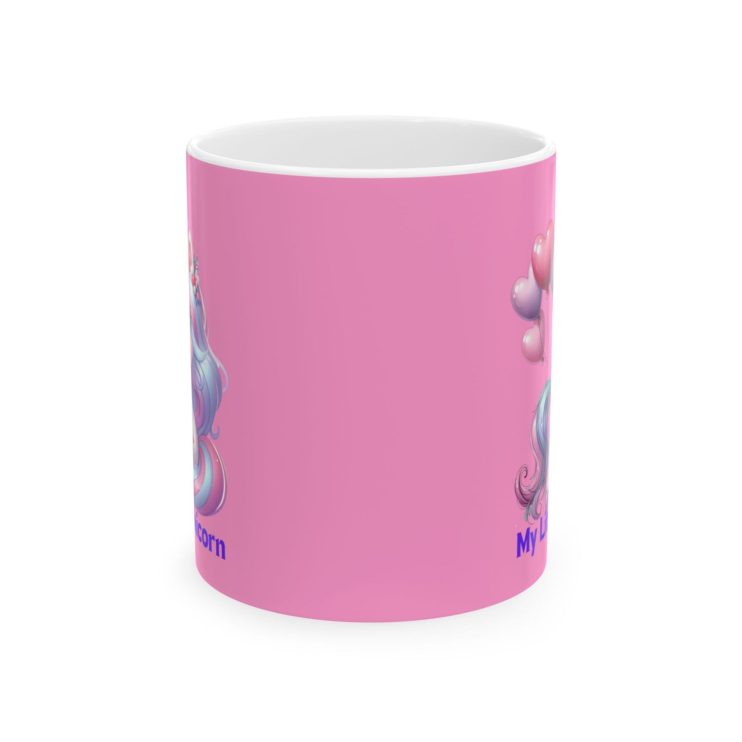 My Little Unicorn Horse Mug 11-15 Ounces Pink