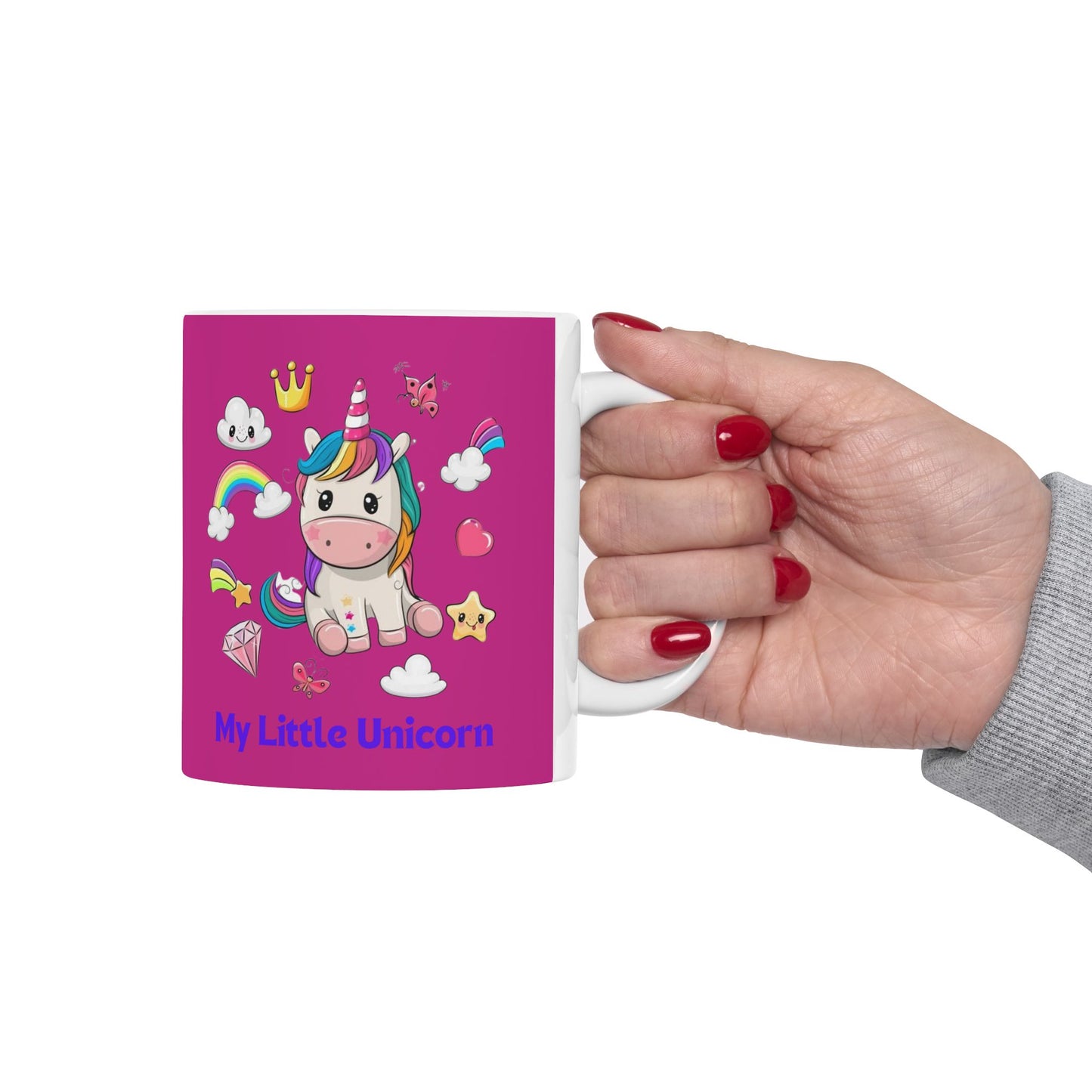 My Little Unicorn Fantasy Mug 11-15 Ounces Pink