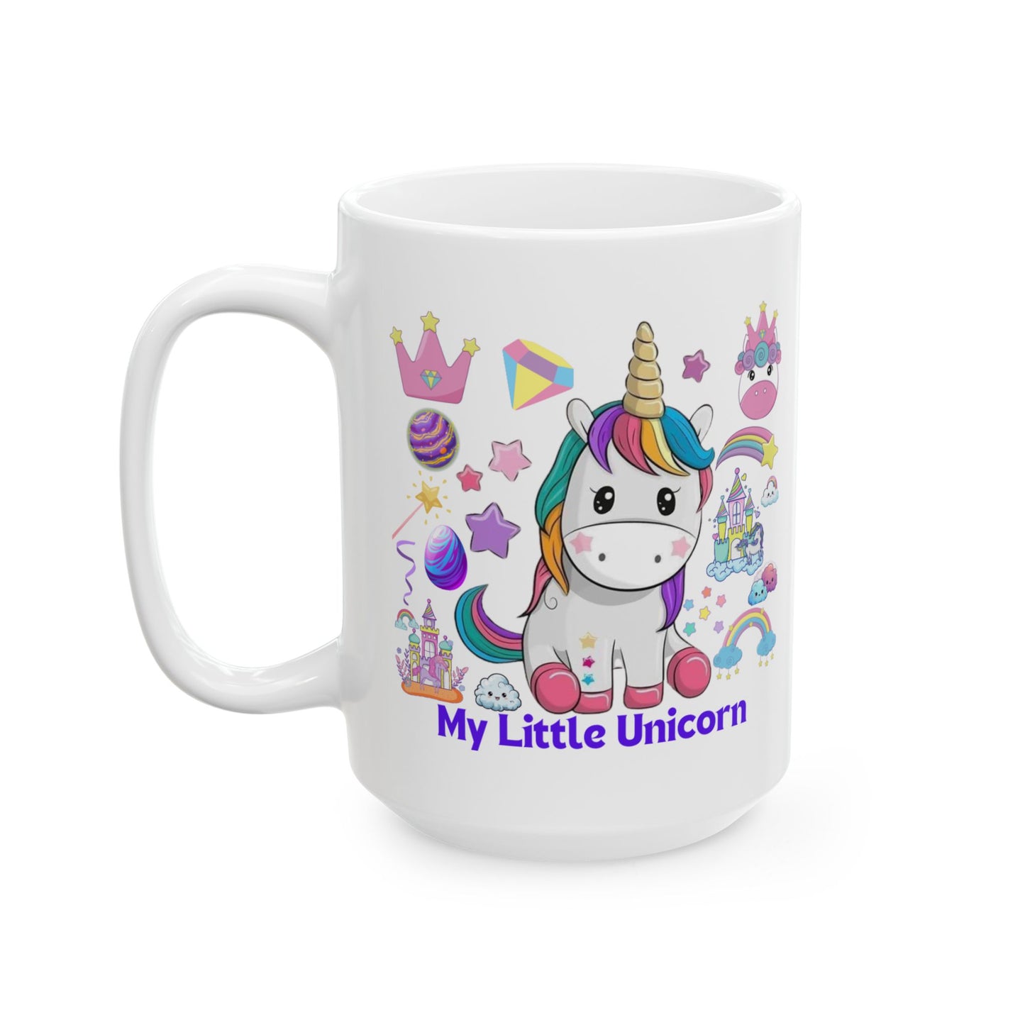 My Little Unicorn Fantasy Mug 11-15 Ounces White