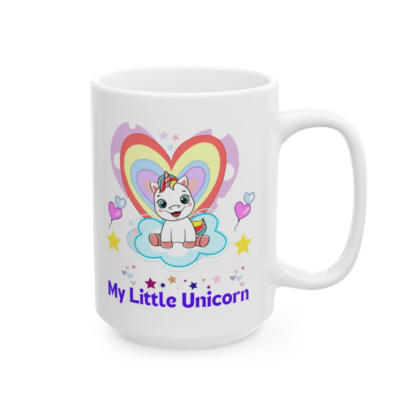 My Little Gold Star Unicorn Mug 11-15 Onces White