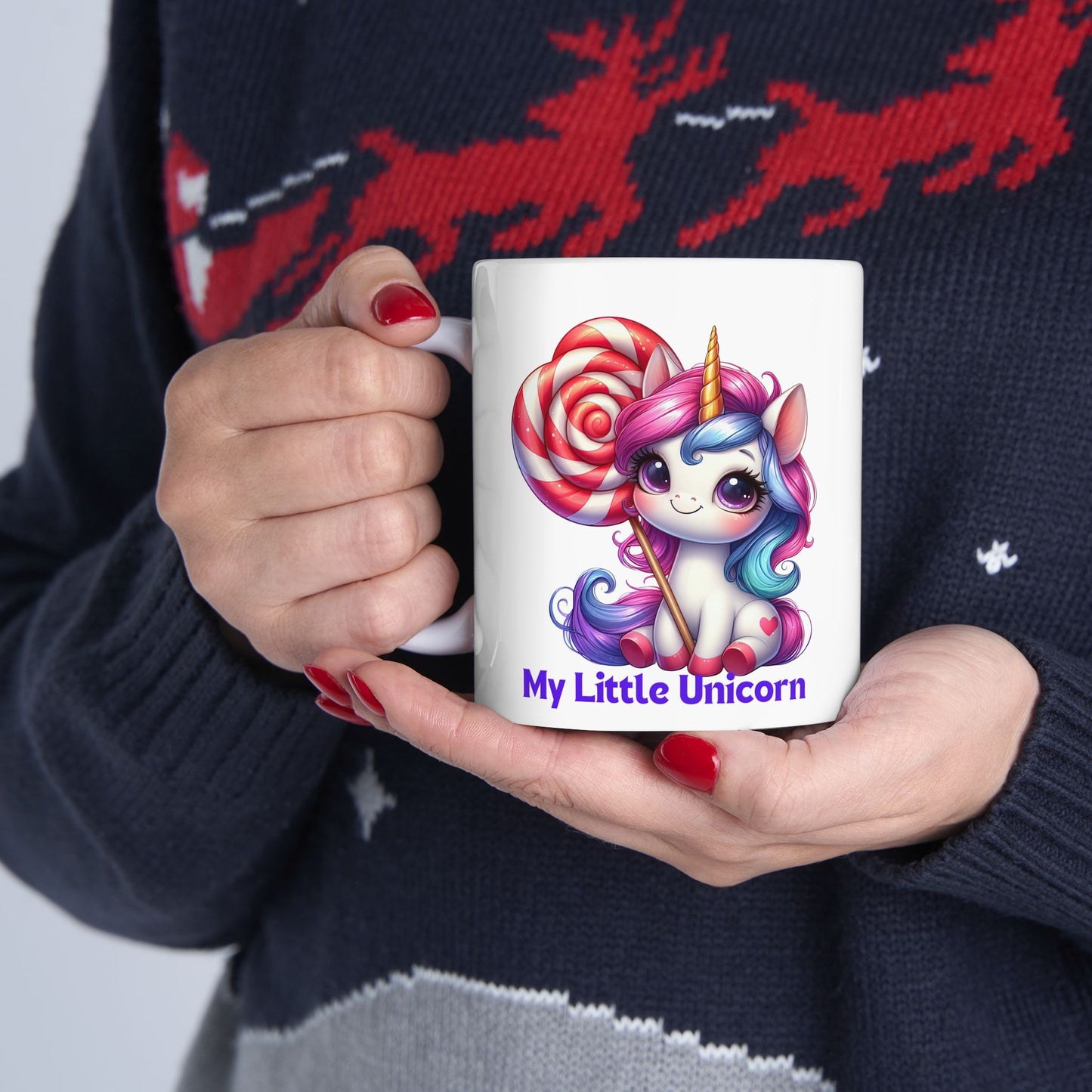 My Little Unicorn Sweet Mug 11-15 Ounces White