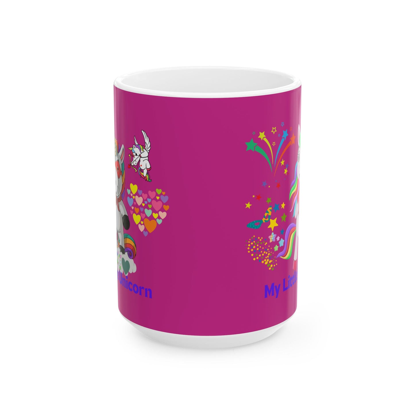My Little Unicorn Couple Mug 11-15 Ounces Pink