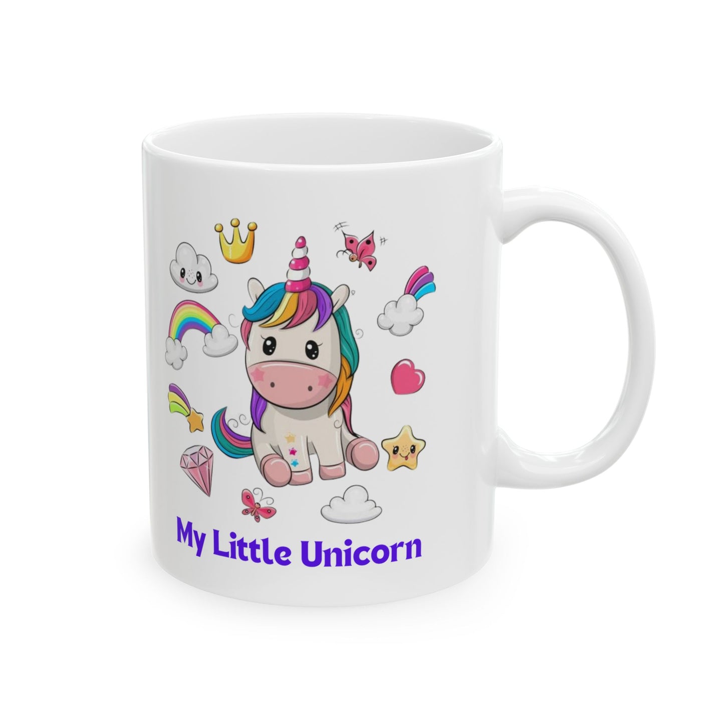 My Little Unicorn Fantasy Mug 11-15 Ounces White