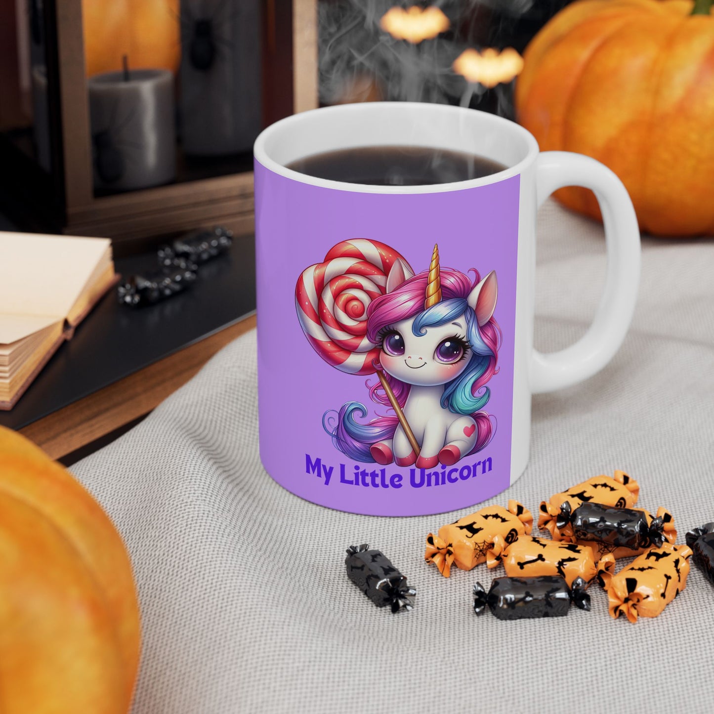 My Little Unicorn Candy Mug 11-15 Ounces Purple