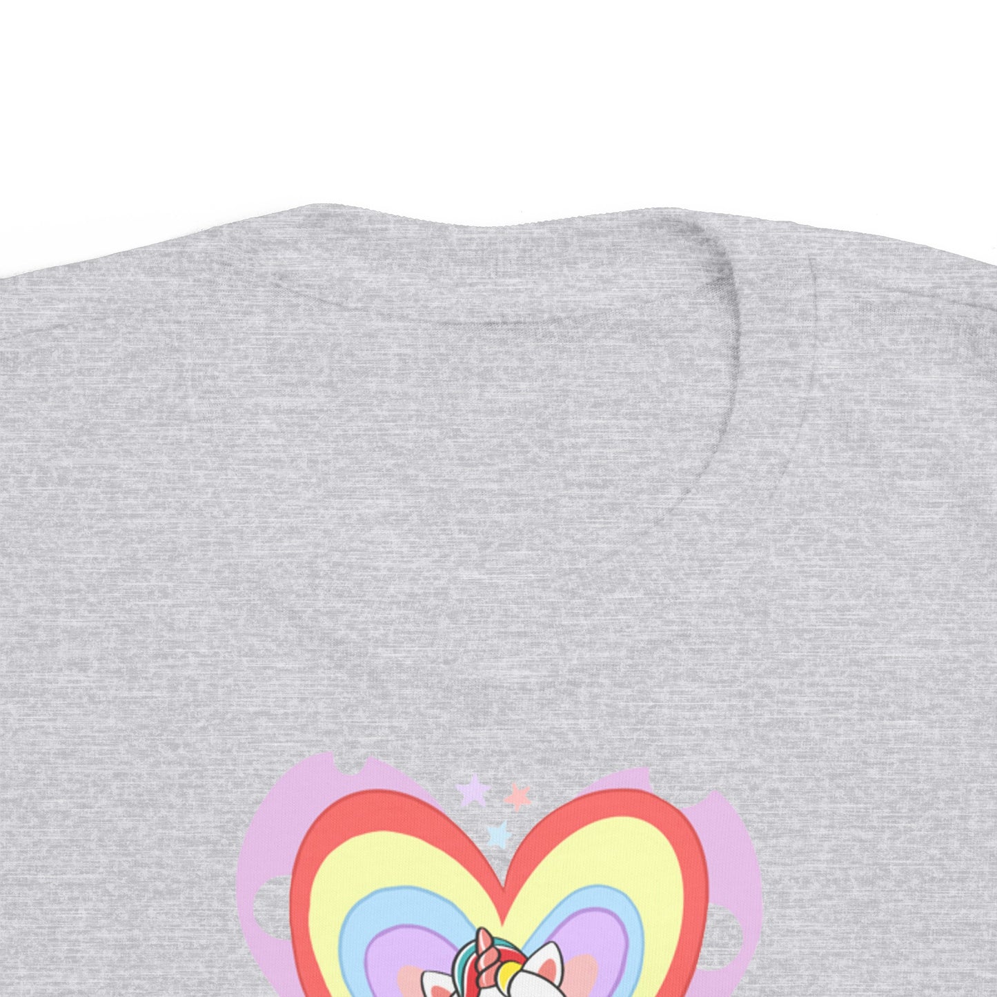 My Little Gold Star Unicorn Toddler's Fine Jersey Tee