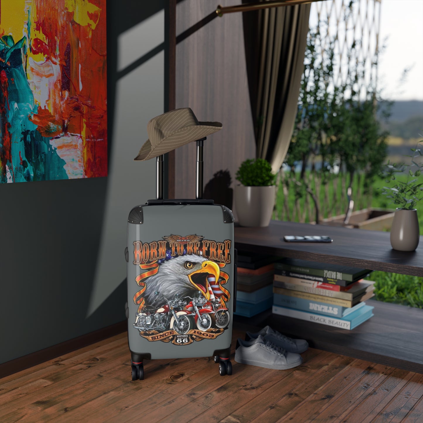 Eagle Suitcase Dark Grey
