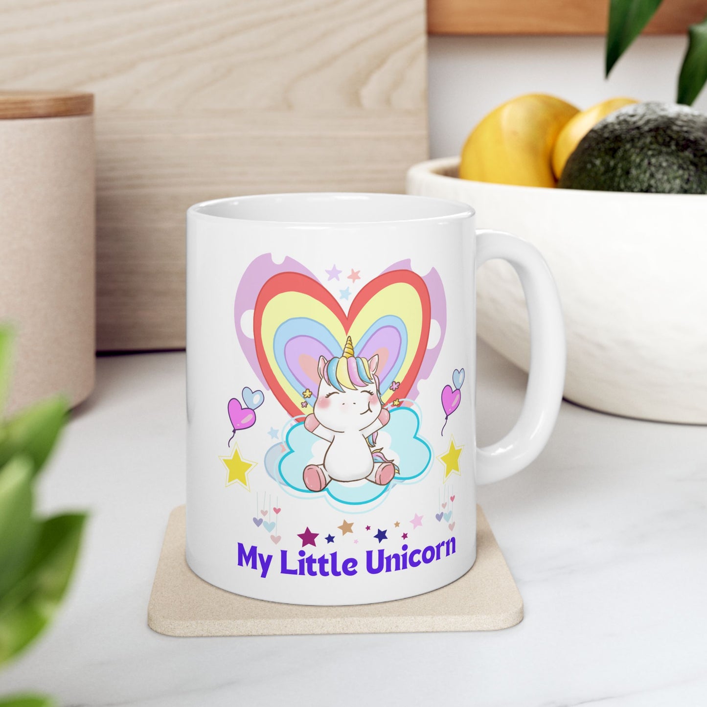 My Little Unicorn Love Mug 11-15 Ounces White