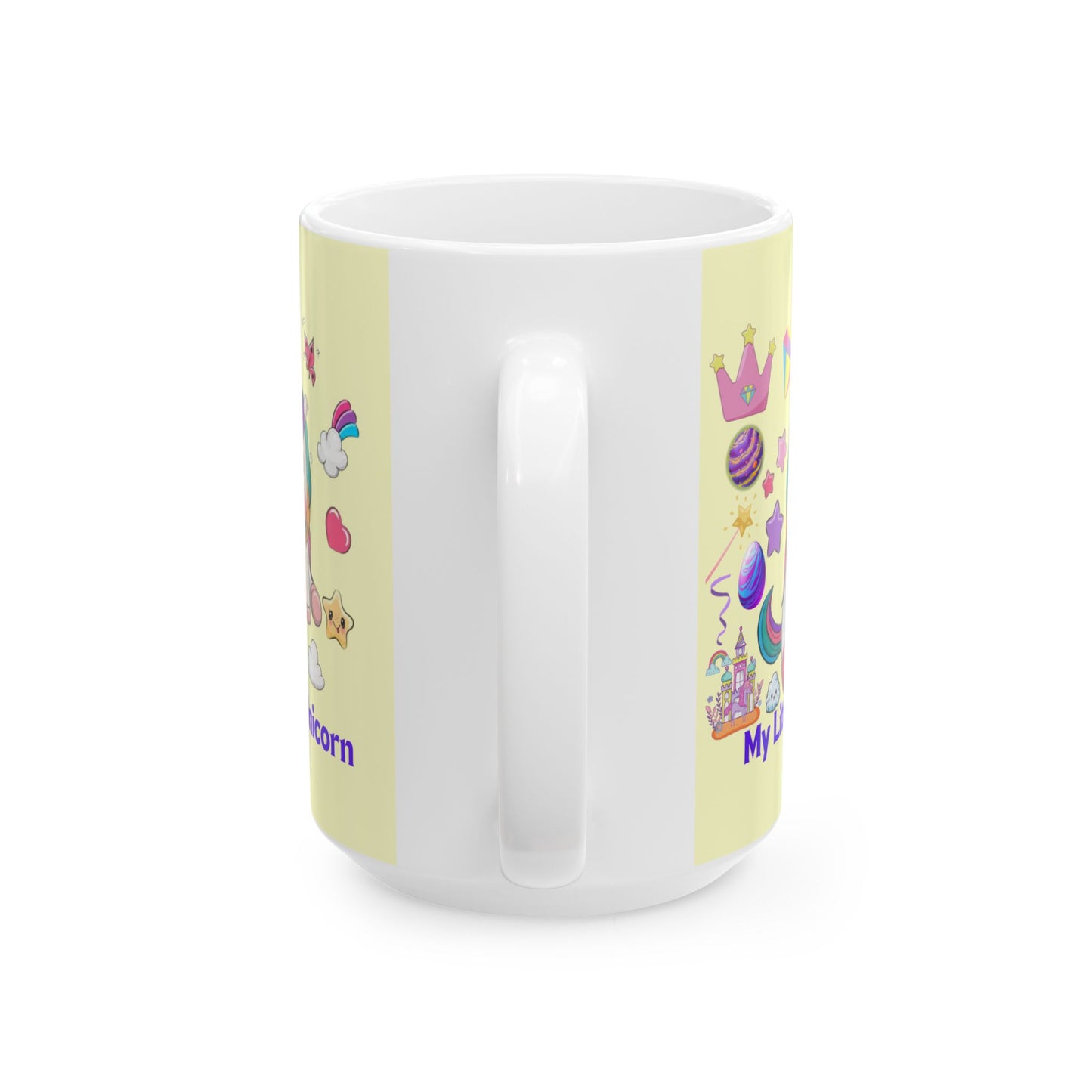 My Little Unicorn Fantasy Mug 11-15 Ounces Yellow