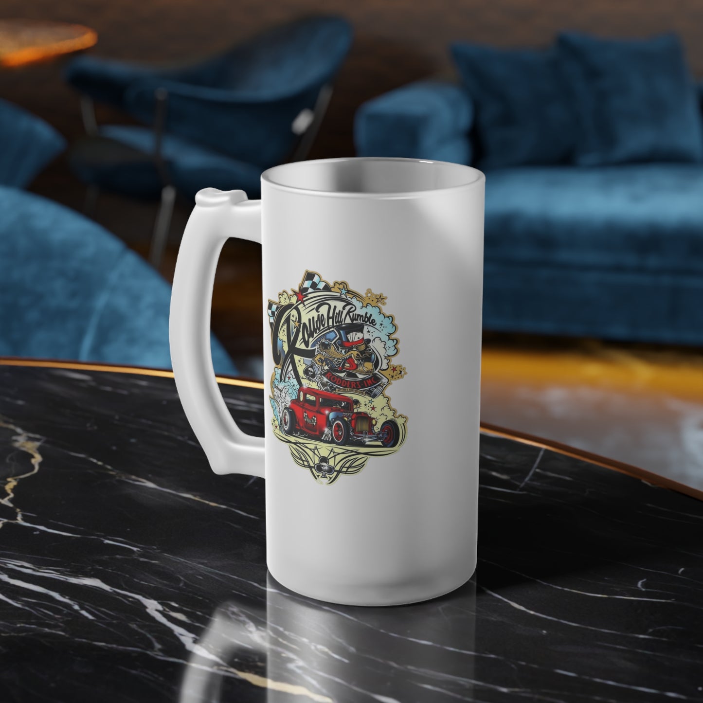 Frosted Glass Beer Mug