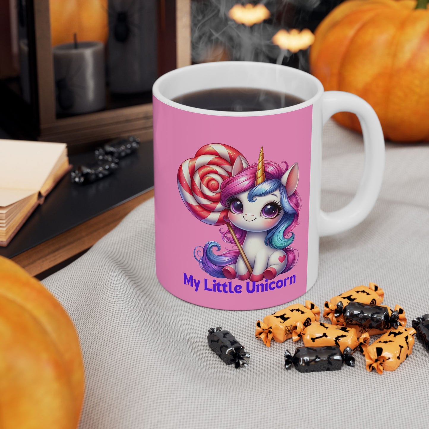 My Little Unicorn Candy Mug 11-15 Ounces Pink