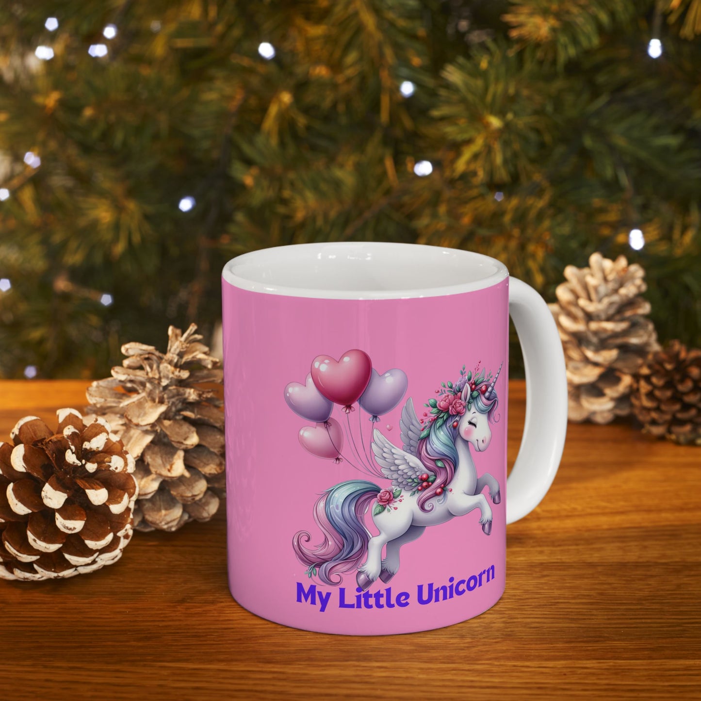 My Little Unicorn Horse Mug 11-15 Ounces Pink