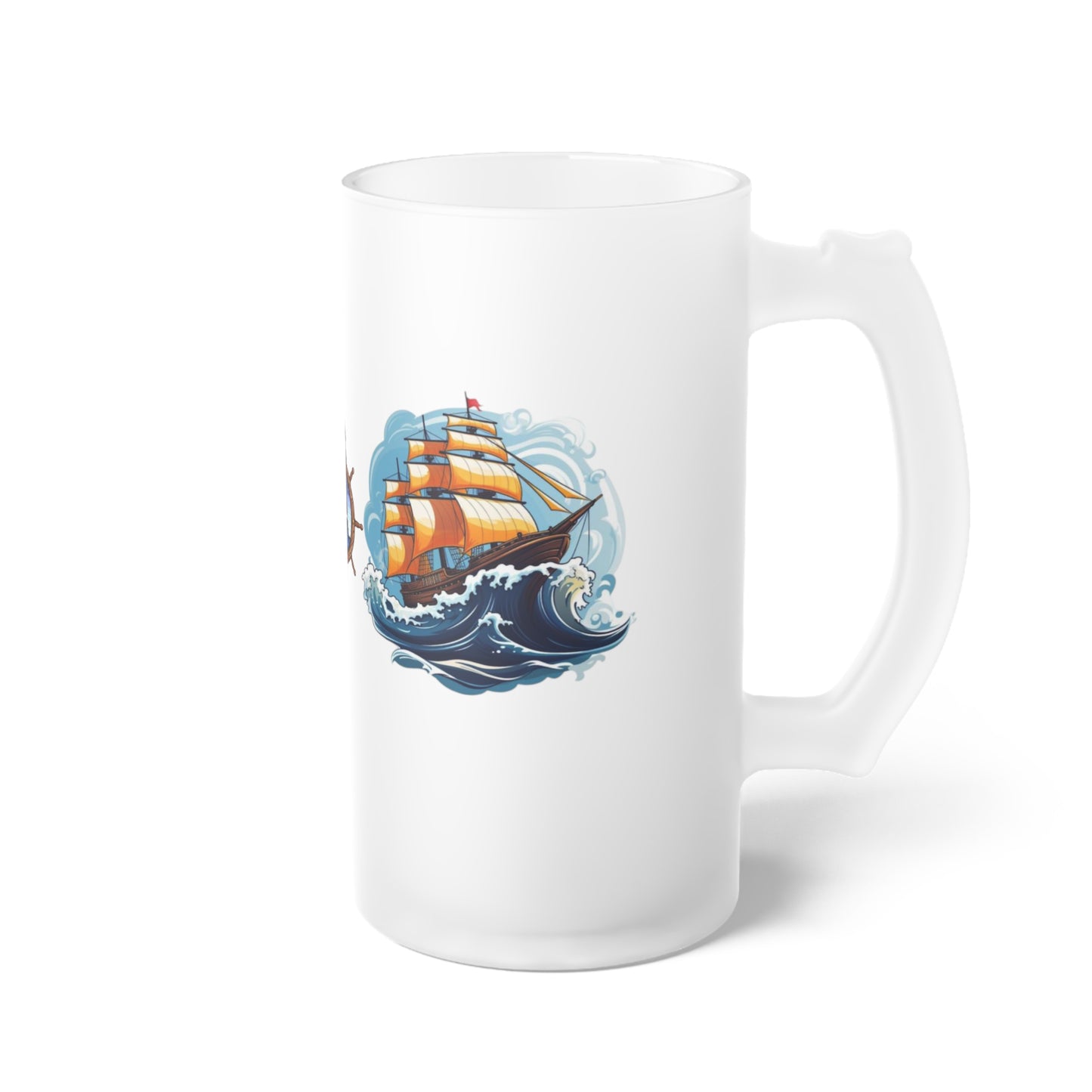 Frosted Glass Beer Mug